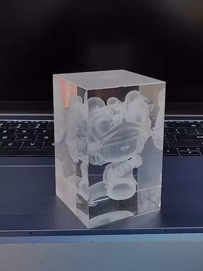 3D-Druckmaschine 3D-Kristall-Lasergravurmaschine für Auto-Nummernschild-Herstellungsmaschine