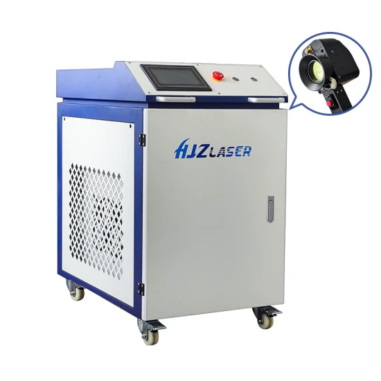 Metall-Rostentfernung, Oxidlackierung, Abisoliersystem, 200 W, 300 W, Pulslaser, 1000 W, 1500 W, 2000 W, 3000 W, Handfaserlaser-Schweißreinigungsmaschine